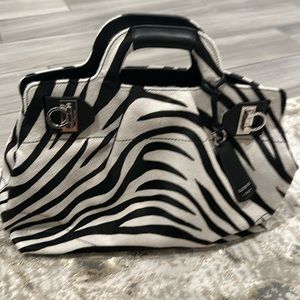 Ferragamo “W” bag Zebra Pony Hair